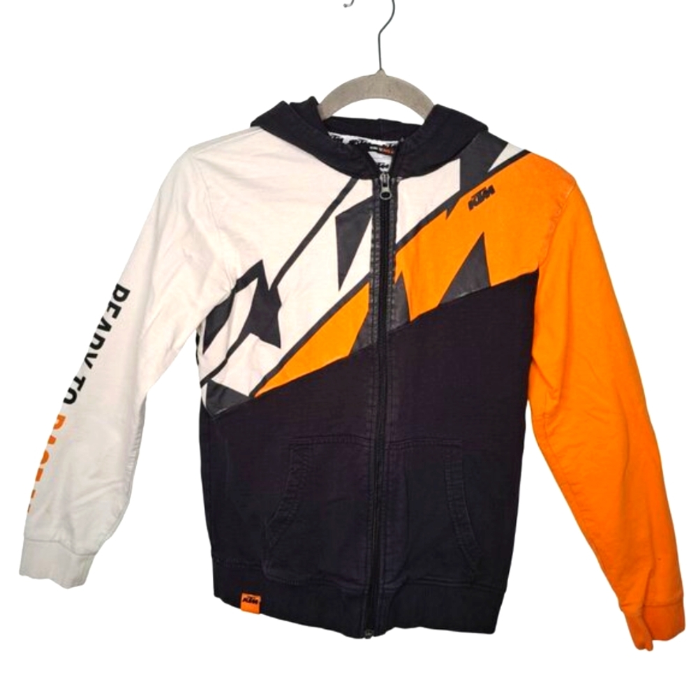 KTM Ready to Race Full Zip Hooded Jacket Size Large